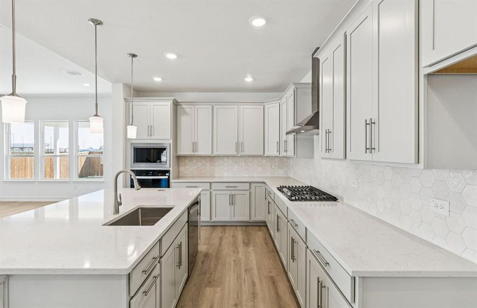 Abundant cabinet space in kitchen Abundant cabinet space in kitchen