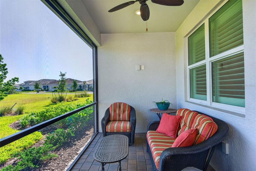 Exterior details and patio area of a home in , Englewood (Image 25).