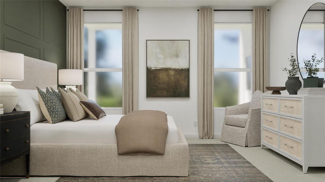 Furnished interior view inside a new home in The Ridge at Knob Creek, Temple (Image 3).