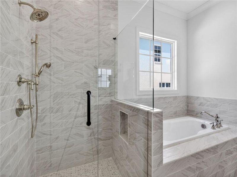 Furnished interior view inside a new home in , Suwanee (Image 35).