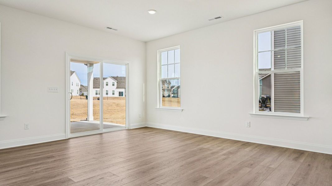 Representative furnished interior of a home built from the Juniper by DRB Homes in Sidney Creek Single Family, Zebulon (Image 5). Representative furnished interior of a home built from the Juniper by DRB Homes in Sidney Creek Single Family, Zebulon (Image 5).