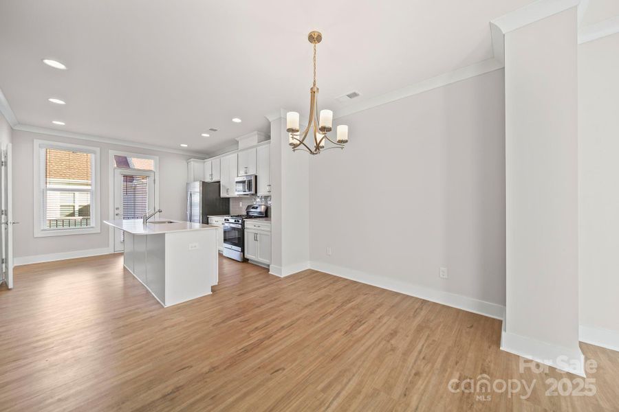 Spacious, unfurnished interior of a new home in , Huntersville (Image 23).