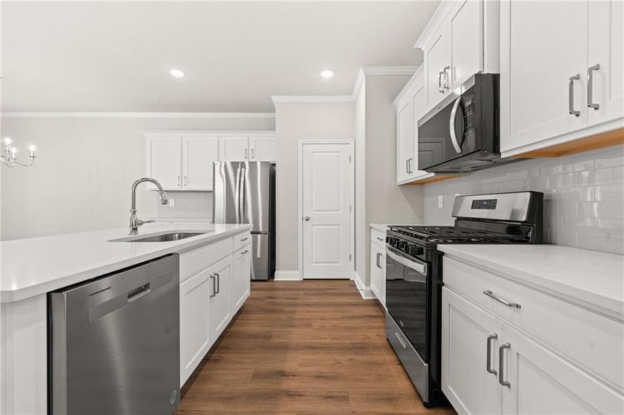 Furnished interior view inside a new home in , Duluth (Image 10).