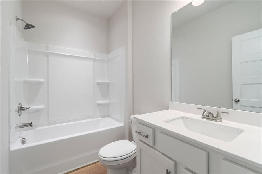 Furnished interior view inside a new home in Rosewood Lake Estates, Hoschton (Image 14).