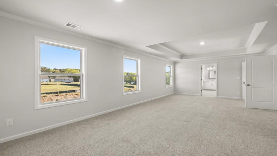 Spacious, unfurnished interior of a new home in Hamptons at Riverwood East, Dallas (Image 19). Spacious, unfurnished interior of a new home in Hamptons at Riverwood East, Dallas (Image 19).