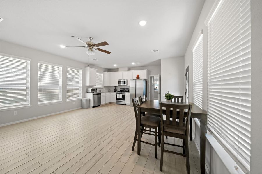 Furnished interior view inside a new home in Waterstone on Lake Conroe, Montgomery (Image 15).
