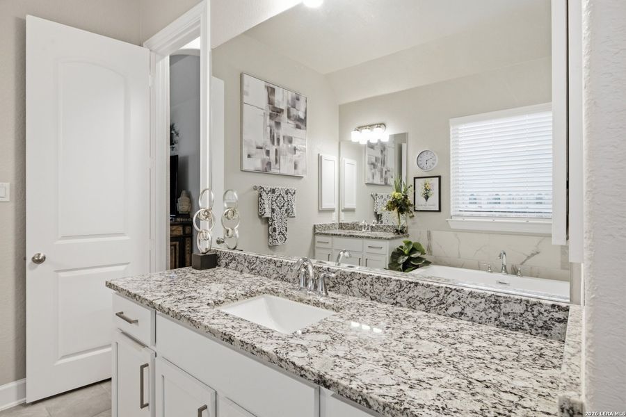 Furnished interior view inside a new home in Ventana, Bulverde (Image 17).