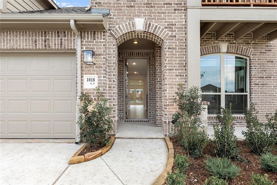 Exterior details and patio area of a home in Waterscape Classic 50s, Royse City (Image 24).
