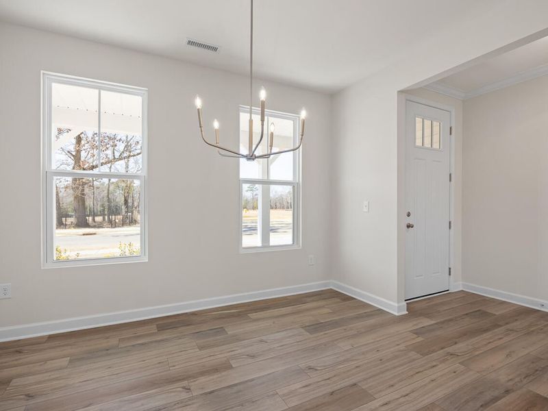 Spacious, unfurnished interior of a new home in Retreat at North Main, Lillington (Image 12).
