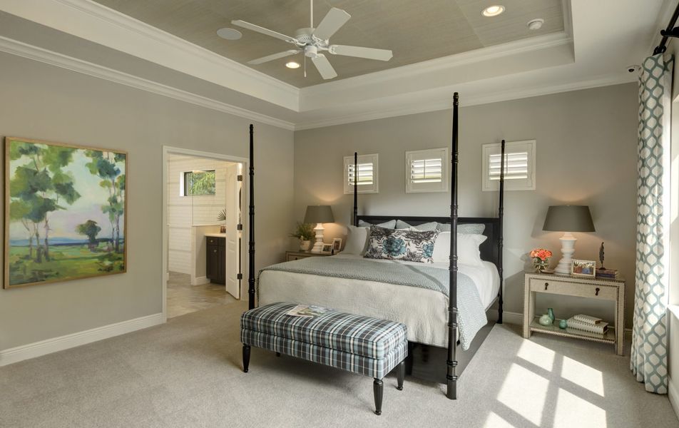 Representative furnished interior of a home built from the Laurel 2 by Neal Communities in Palm Grove, Bradenton (Image 11).