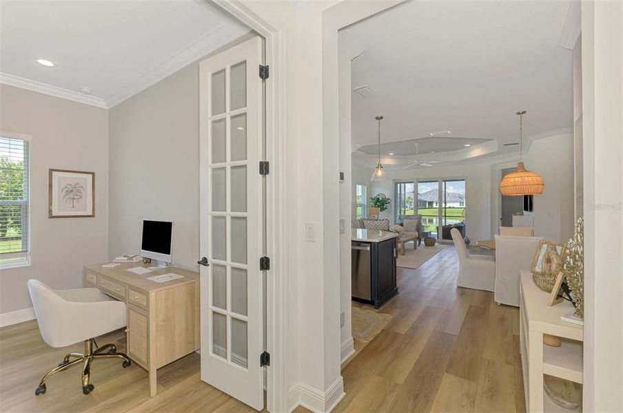 Furnished interior view inside a new home in , Sarasota (Image 25).