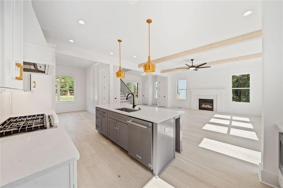 Furnished interior view inside a new home in , Marietta (Image 14).