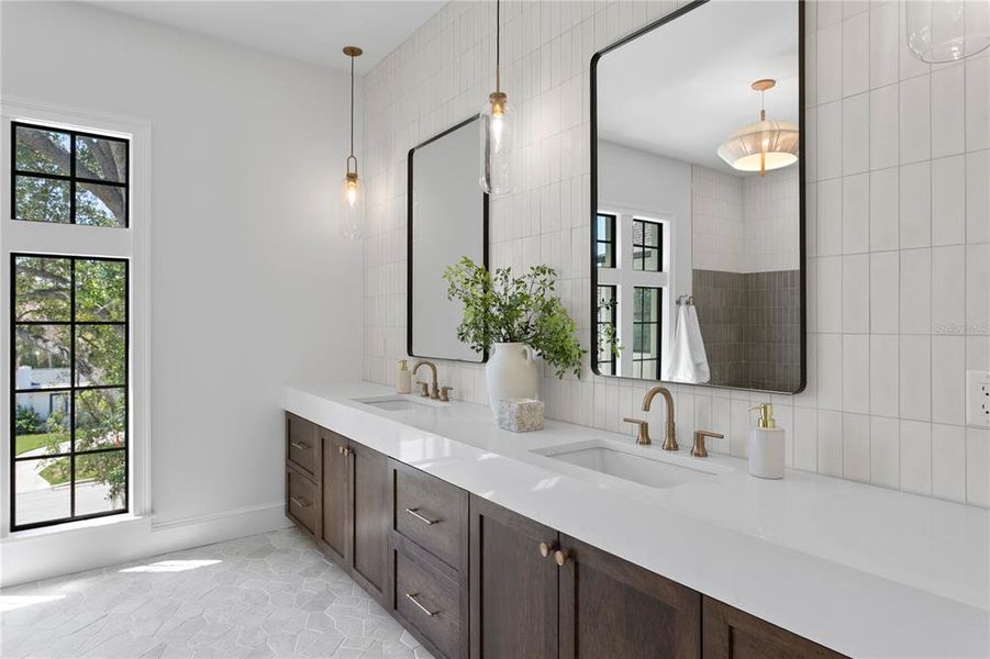 Furnished interior view inside a new home in , Tampa (Image 8).