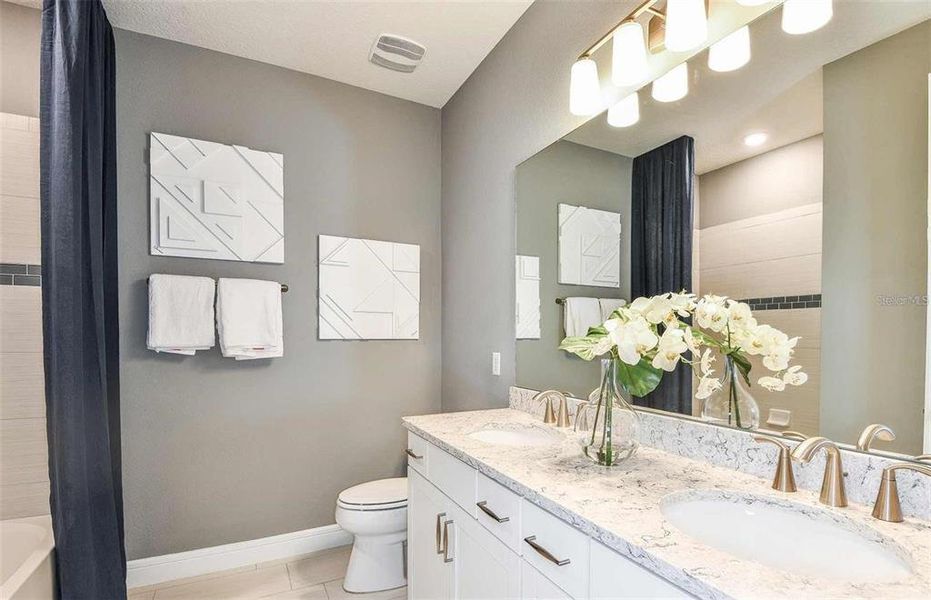 Furnished interior view inside a new home in Isles of Lake Nona, Orlando (Image 12).