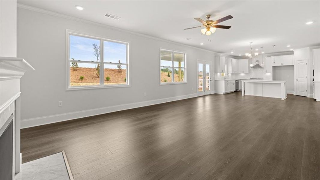 Spacious, unfurnished interior of a new home in Thalley Creek Estates, Cumming (Image 25).