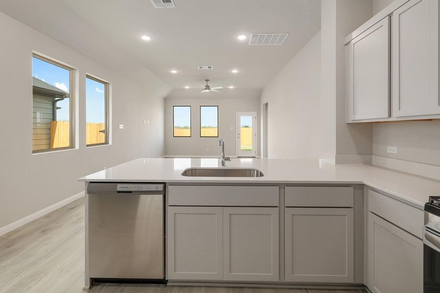 Furnished interior view inside a new home in Trinity Ranch, Elgin (Image 6).