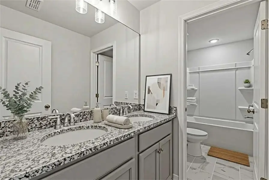 Furnished interior view inside a new home in High Shoals, Dallas (Image 5).