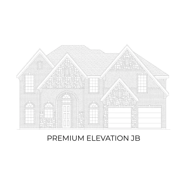 Representative rendering of the exterior for the Coventry 2F by First Texas Homes (Image 15).
