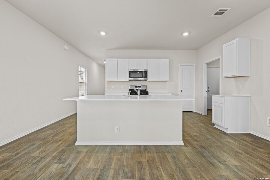 Furnished interior view inside a new home in Redbird Ranch, San Antonio (Image 5).