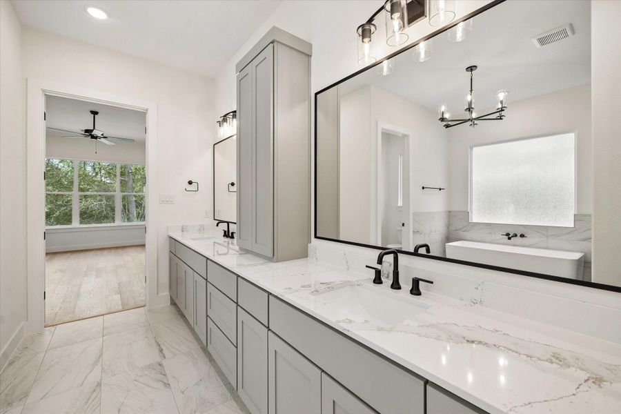 Furnished interior view inside a new home in , Plantersville (Image 16).