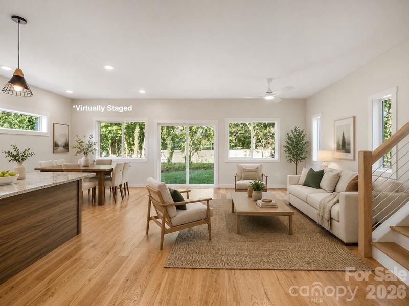 Furnished interior view inside a new home in , Asheville (Image 13).