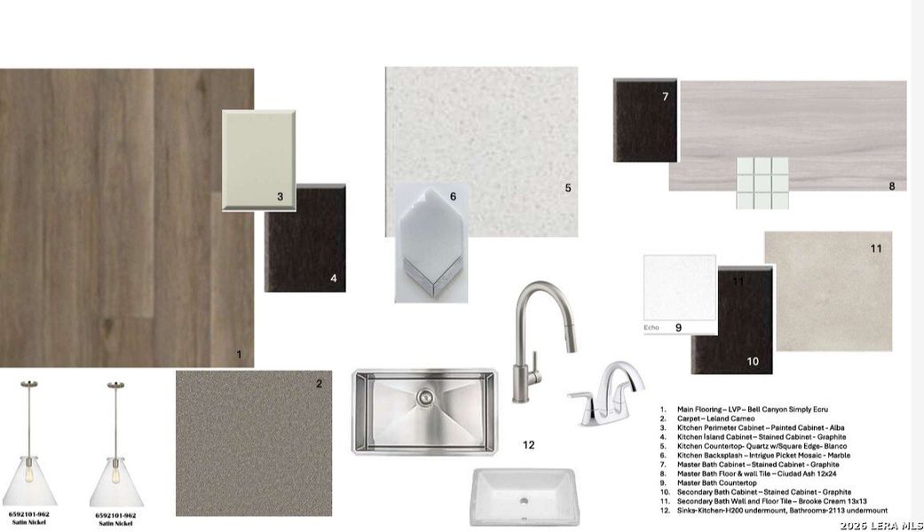 Sample of building materials used in homes in Mayfair, New Braunfels (Image 3). Sample of building materials used in homes in Mayfair, New Braunfels (Image 3).