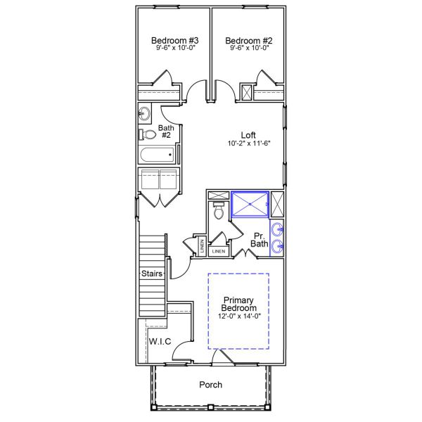 2D floor plan layout of this home in Renaissance at White Oak, Garner, NC (Image 3). 2D floor plan layout of this home in Renaissance at White Oak, Garner, NC (Image 3).