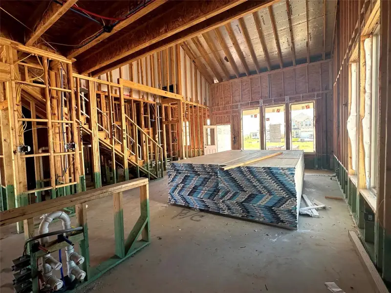 In-progress construction of a new home in Morton Creek Ranch, Katy, TX (Image 2). In-progress construction of a new home in Morton Creek Ranch, Katy, TX (Image 2).