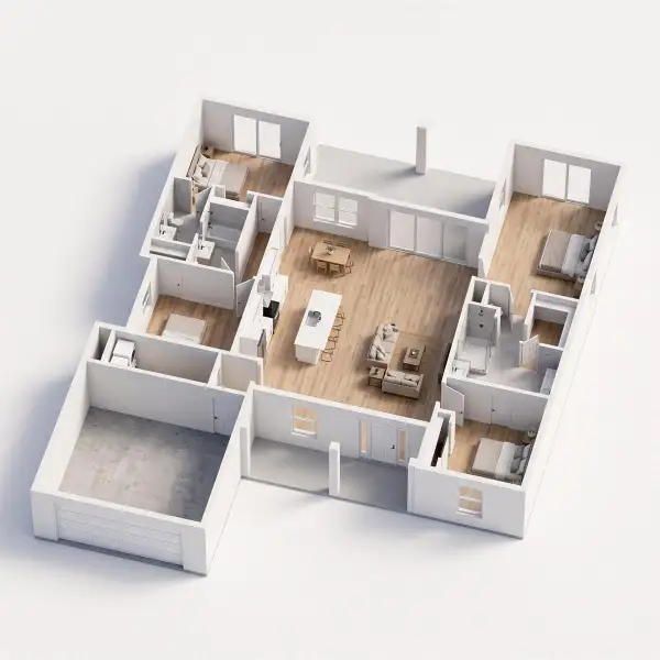 Dollhouse floor plan Dollhouse floor plan