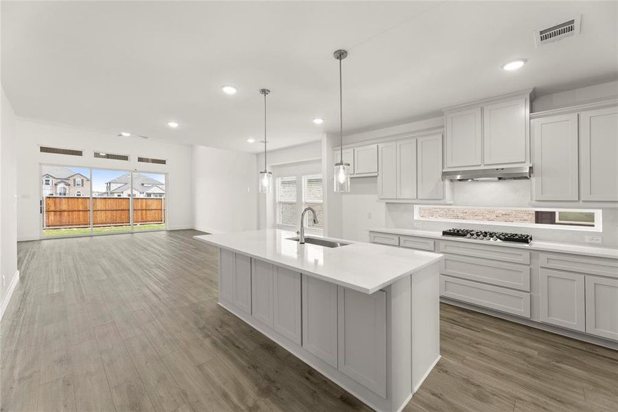 Furnished interior view inside a new home in Villages of Creekwood, Frisco (Image 8).