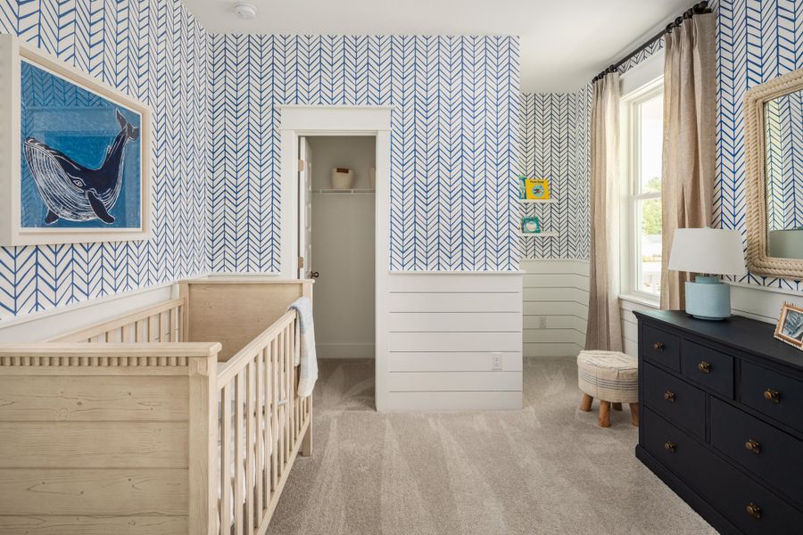 Furnished interior view inside a new home in Heron's Walk at Summers Corner: Row Collection, Summerville (Image 5).