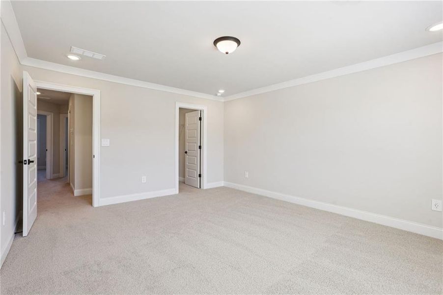 Spacious, unfurnished interior of a new home in Hemingway - Highland Series, Cumming (Image 17). Spacious, unfurnished interior of a new home in Hemingway - Highland Series, Cumming (Image 17).