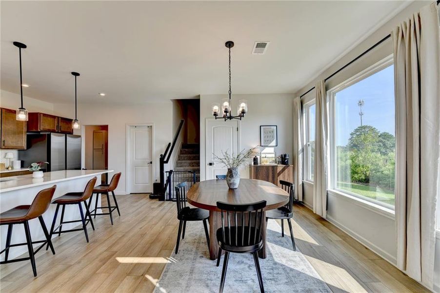 Furnished interior view inside a new home in Sweetbay Farm, Lawrenceville (Image 46).