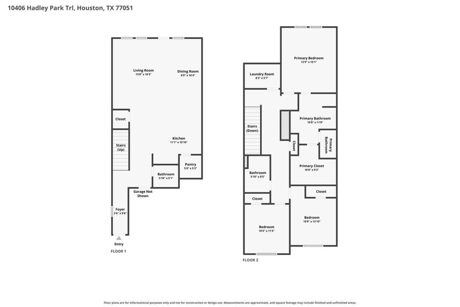 Combined floor plan Combined floor plan