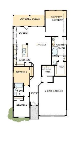 Floorplan – The success of a floorplan is the way you can move through it…You’ll be amazed at how well this home lives…We call it traffic patterns.