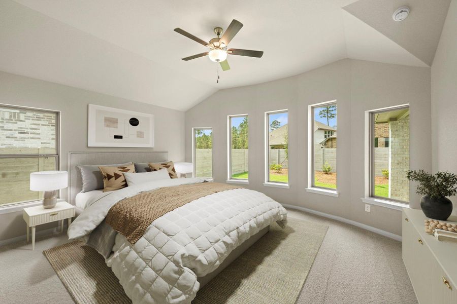 Furnished interior view inside a new home in Two Step Farm, Montgomery (Image 14). Furnished interior view inside a new home in Two Step Farm, Montgomery (Image 14).
