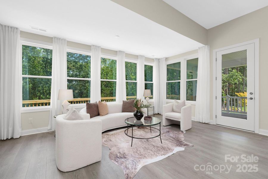 Furnished interior view inside a new home in Handsmill on Lake Wylie, York (Image 16).