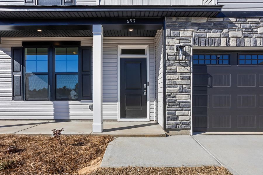 Exterior details and patio area of a home in Portrait Hills, Aiken (Image 3).