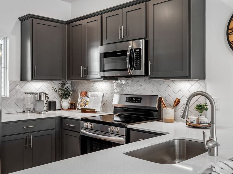 Furnished interior view inside a new home in The Towns at Red River, Gallatin (Image 17). Furnished interior view inside a new home in The Towns at Red River, Gallatin (Image 17).