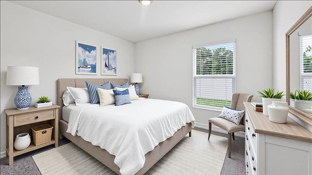 Representative furnished interior of a home built from the HARPER by D.R. Horton in Sherman Oaks, Brooksville (Image 10).