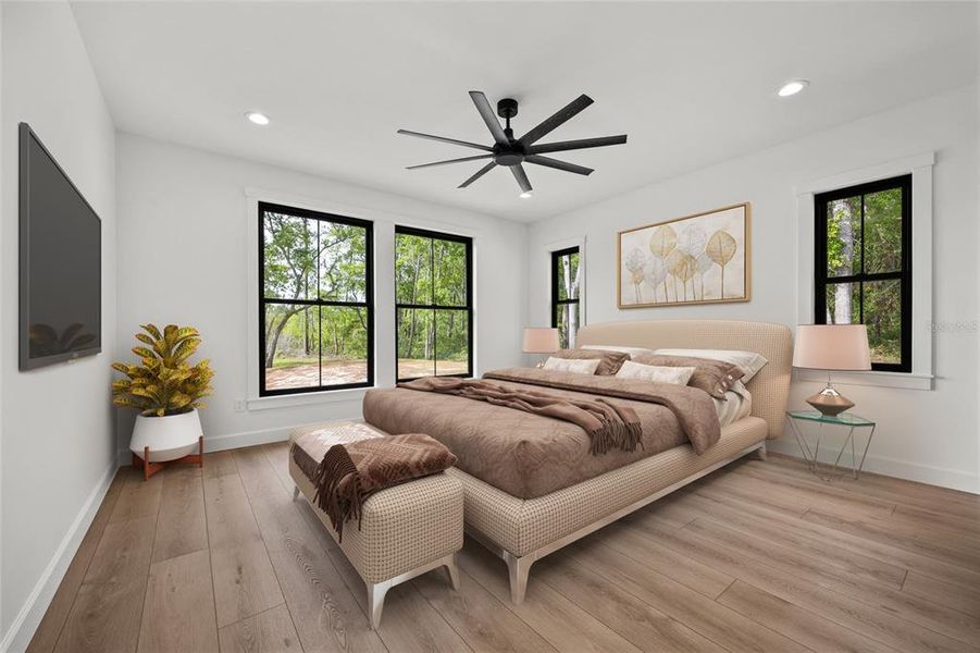 Furnished interior view inside a new home in , Lake City (Image 7).