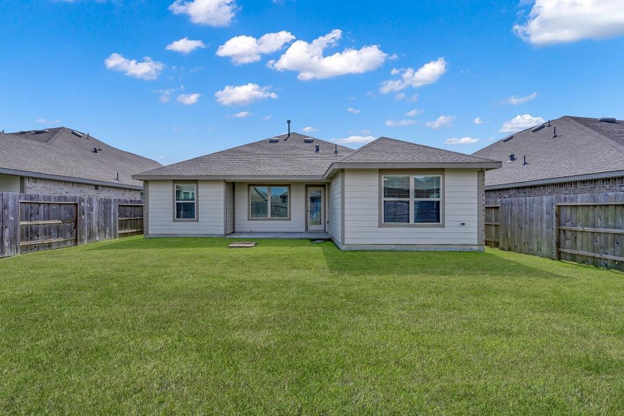Front exterior of a new home in Tavola: Wildflower II Collection, New Caney, TX, highlighting curb appeal (Image 16).