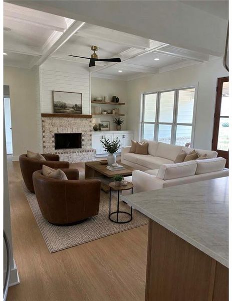 Furnished interior view inside a new home in , Clermont (Image 9). Furnished interior view inside a new home in , Clermont (Image 9).