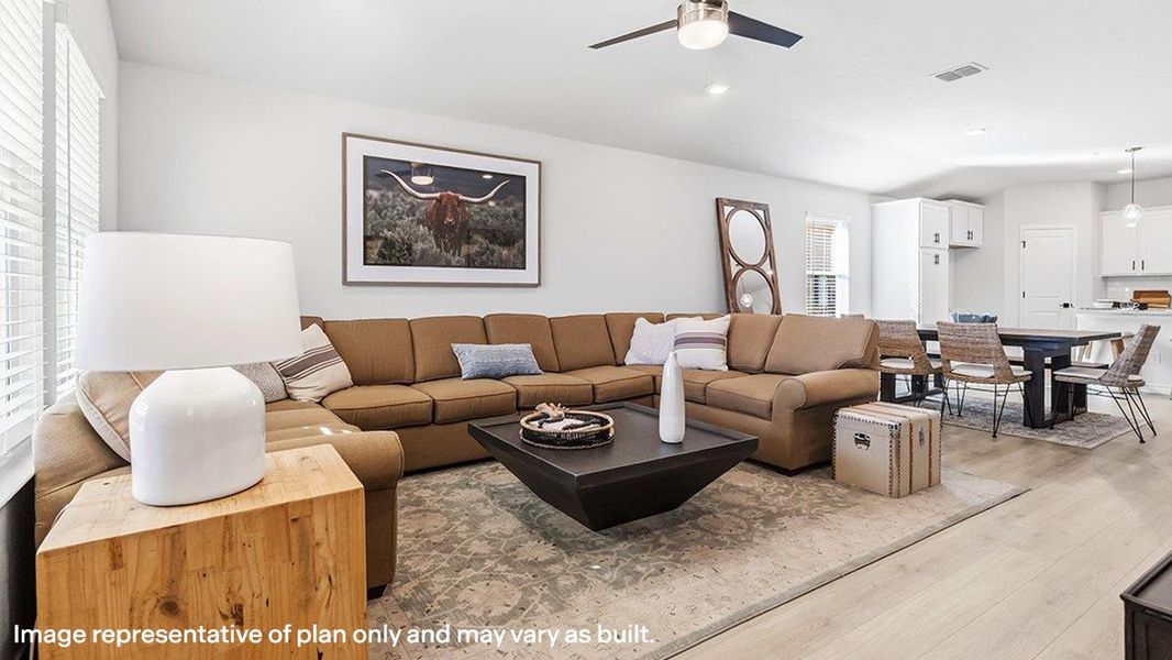 Representative furnished interior of a home built from the The Gaven by D.R. Horton in The Birch at Spencer Ranch, Boerne (Image 26).