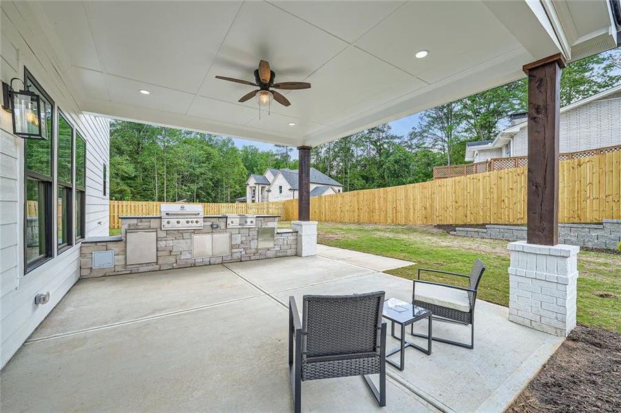 Furnished interior view inside a new home in , Grayson (Image 23).