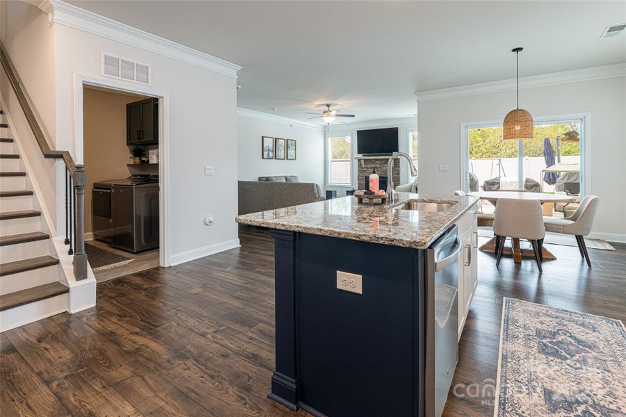 Furnished interior view inside a new home in Cantrell Hills, Hendersonville (Image 15).