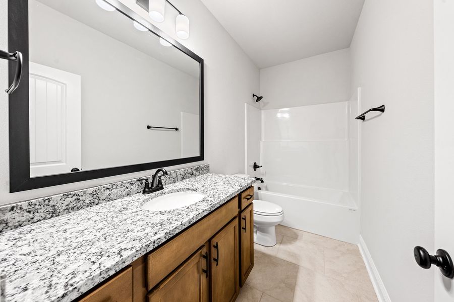 Furnished interior view inside a new home in The Bluffs at Lafayette, Freeport (Image 8). Furnished interior view inside a new home in The Bluffs at Lafayette, Freeport (Image 8).