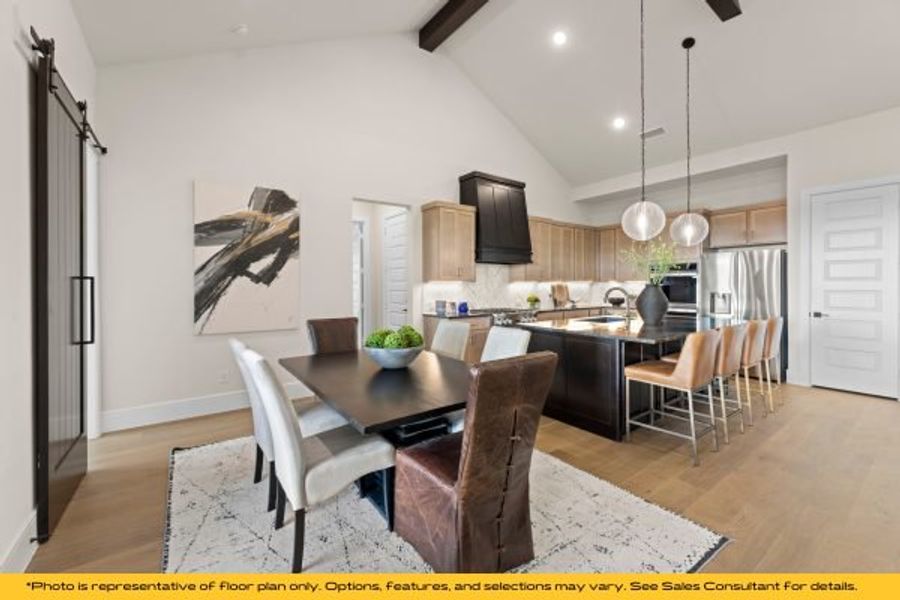 Representative furnished interior of a home built from the Bali by Stonefield Homes in Heath Golf and Yacht Club, Rockwall (Image 44).