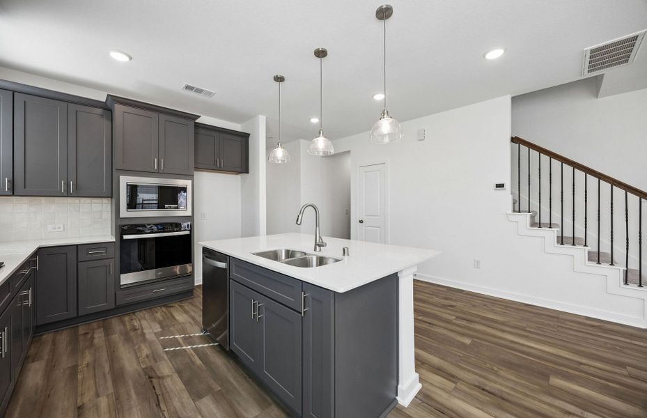 Furnished interior view inside a new home in Ellerden, Tomball (Image 6).