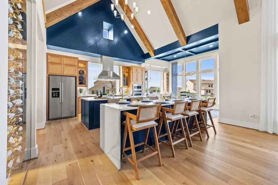 Furnished interior view inside a new home in Park Place, Prosper (Image 4).